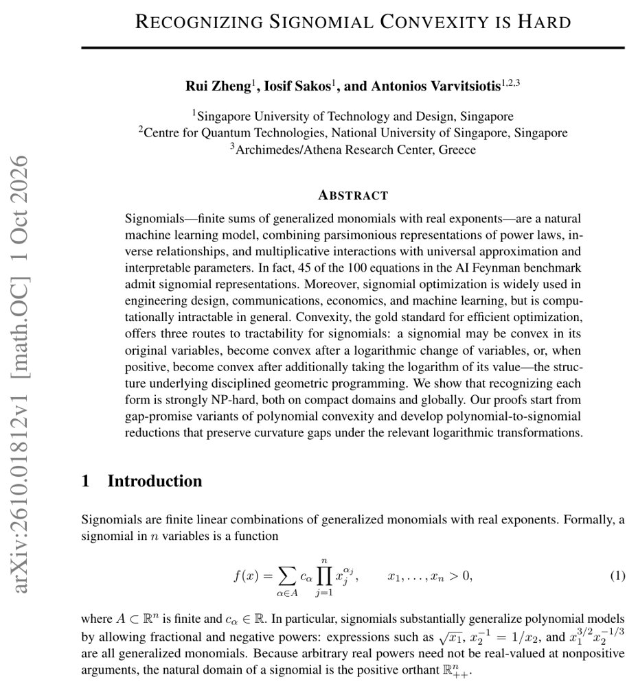 Recognizing Signomial Convexity is Hard Figure 1