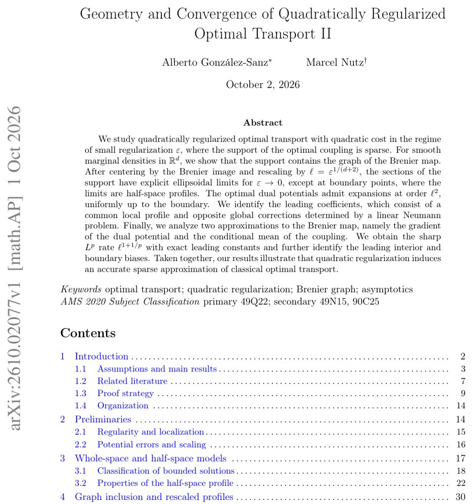 Geometry and Convergence of Quadratically Regularized Optimal Transport II Figure 1