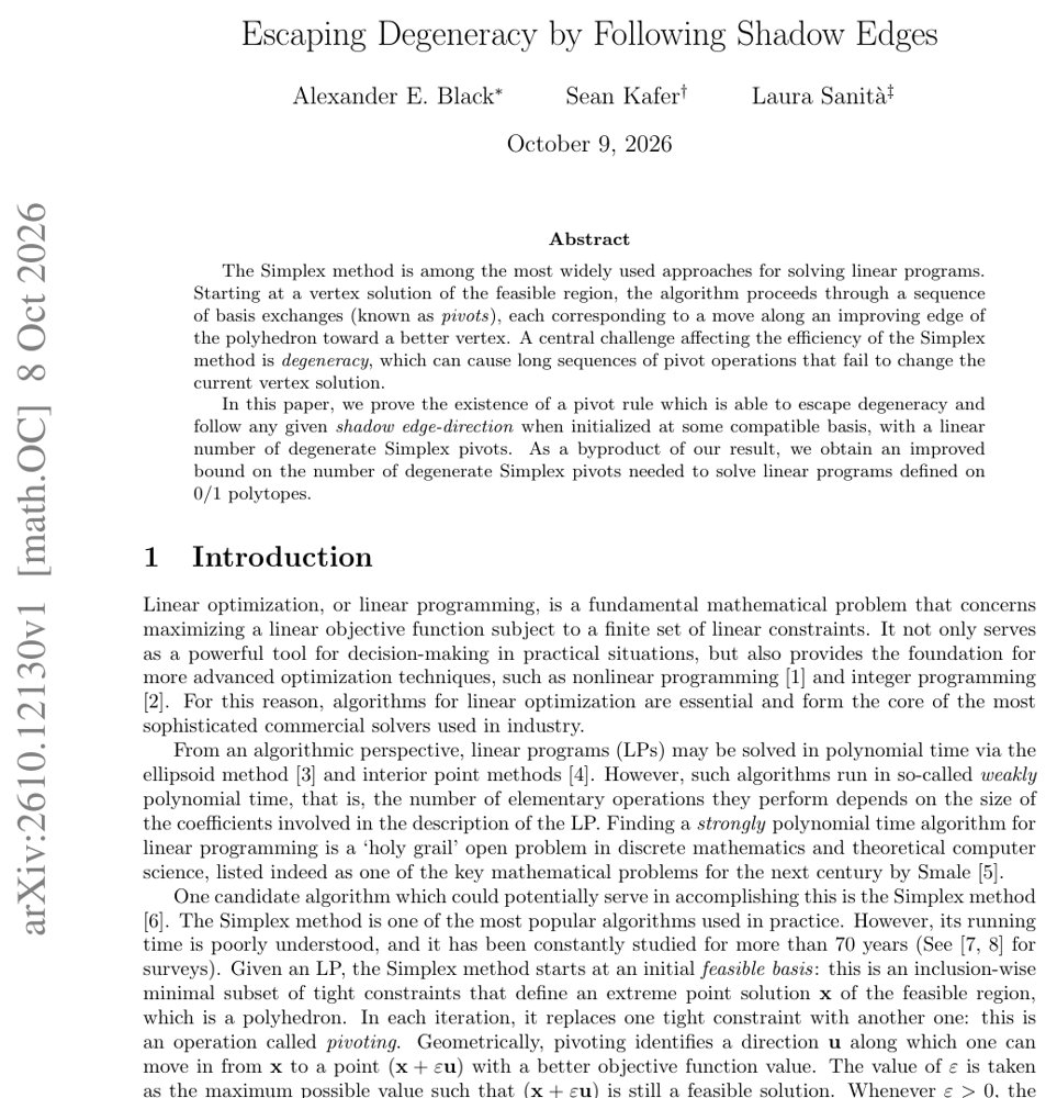 Escaping Degeneracy by Following Shadow Edges Figure 1