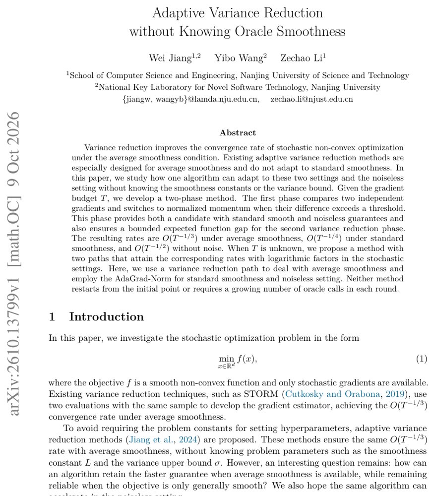 Adaptive Variance Reduction without Knowing Oracle Smoothness Figure 1