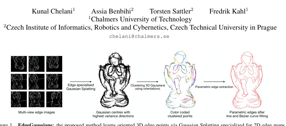 EdgeGaussians -- 3D Edge Mapping via Gaussian Splatting Figure 1