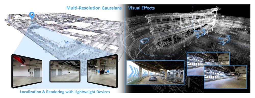 LetsGo: Large-Scale Garage Modeling and Rendering via LiDAR-Assisted Gaussian Primitives Figure 1