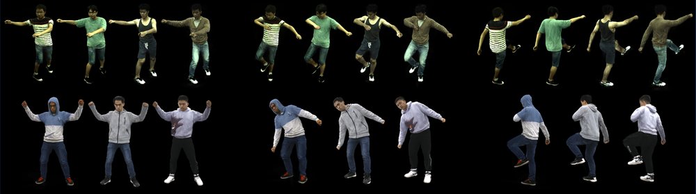 Deformable 3D Gaussian Splatting for Animatable Human Avatars Figure 1