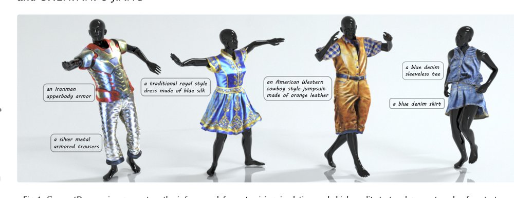 GarmentDreamer: 3DGS Guided Garment Synthesis with Diverse Geometry and Texture Details Figure 1