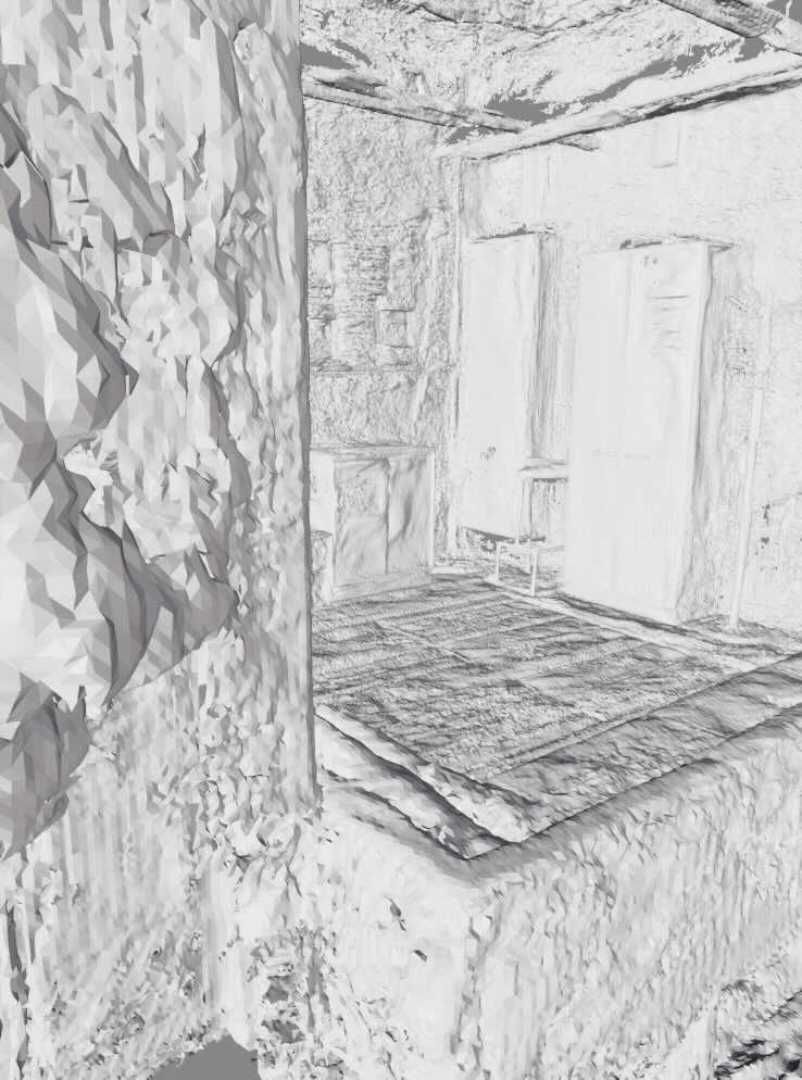 AGS-Mesh: Adaptive Gaussian Splatting and Meshing with Geometric Priors for Indoor Room Reconstruction Using Smartphones Figure 1