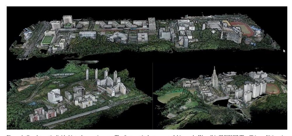 GauU-Scene: A Scene Reconstruction Benchmark on Large Scale 3D Reconstruction Dataset Using Gaussian Splatting Figure 1