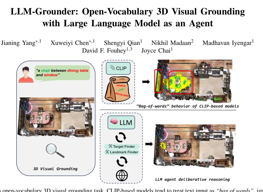 LLM-Grounder: Open-Vocabulary 3D Visual Grounding with Large Language Model as an Agent Figure 1