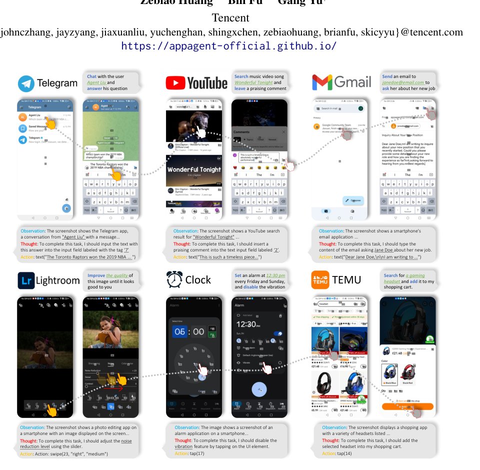 AppAgent: Multimodal Agents as Smartphone Users Figure 1