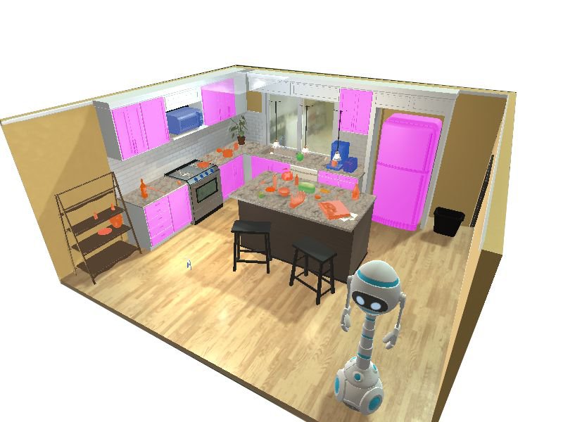 Learning Affordance Landscapes for Interaction Exploration in 3D Environments Figure 1