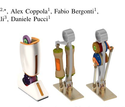 A Framework for Optimal Ankle Design of Humanoid Robots Figure 1