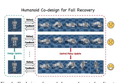 Toward Humanoid Brain-Body Co-design: Joint Optimization of Control and Morphology for Fall Recovery Figure 1