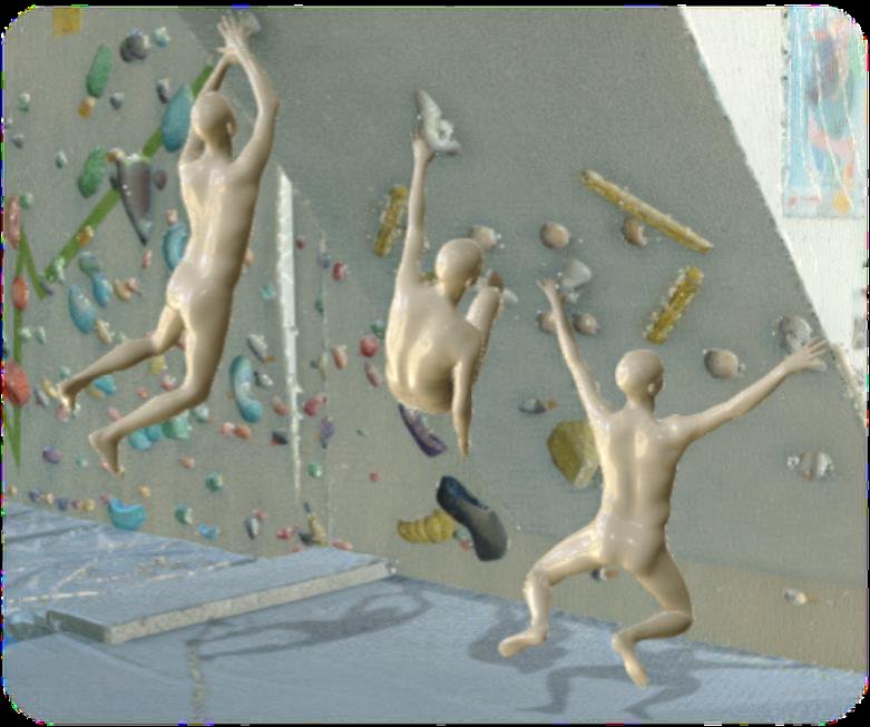 ClimbingCap: Multi-Modal Dataset and Method for Rock Climbing in World Coordinate Figure 1