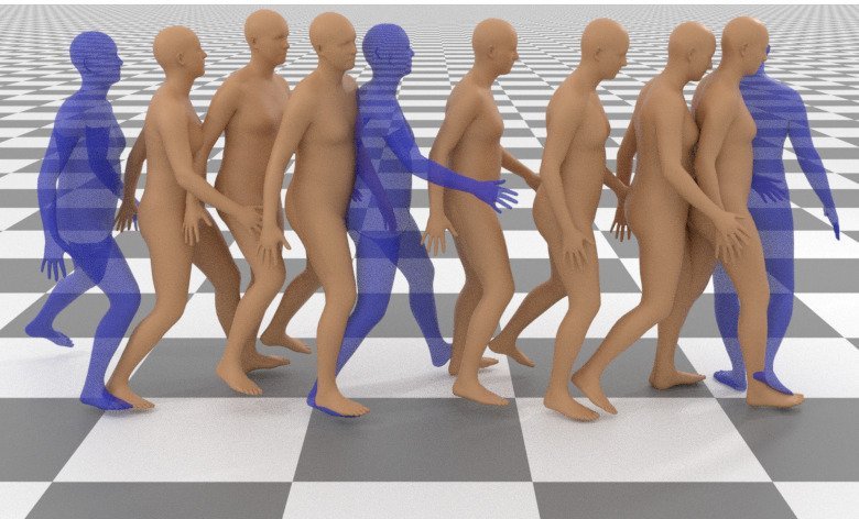 Flexible Motion In-betweening with Diffusion Models Figure 1