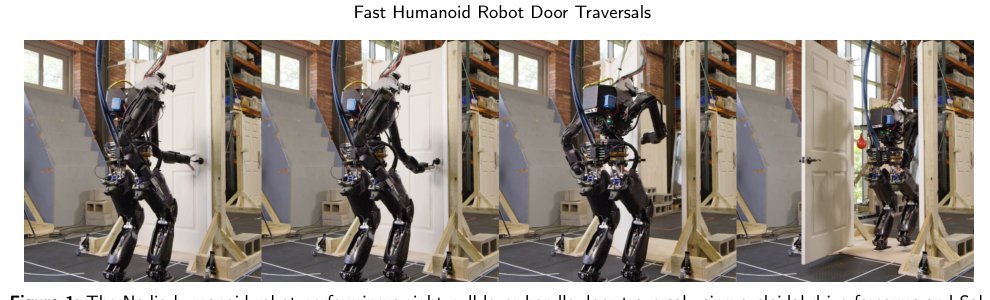 A Behavior Architecture for Fast Humanoid Robot Door Traversals Figure 1