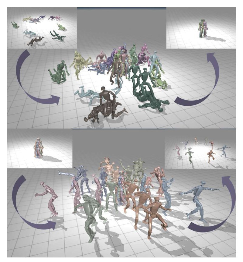 Heracles: Bridging Precise Tracking and Generative Synthesis for General Humanoid Control Figure 1