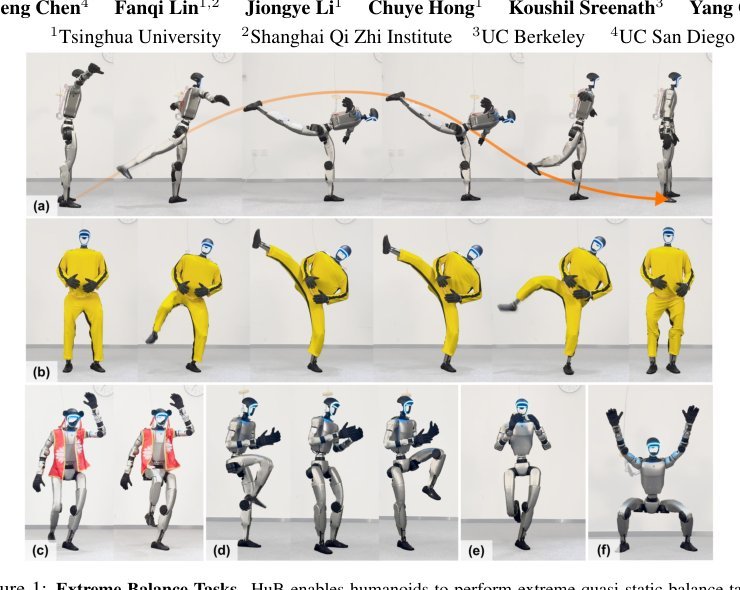 HuB: Learning Extreme Humanoid Balance Figure 1