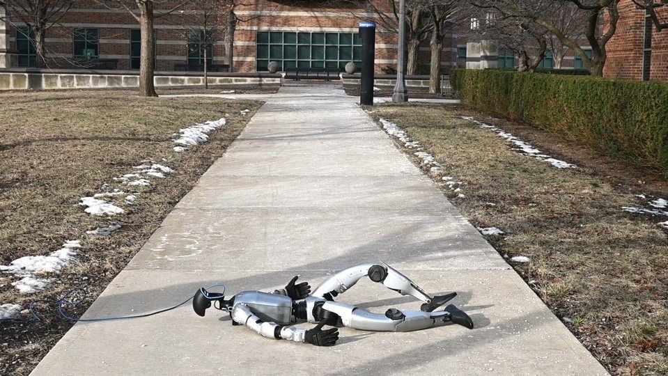 Learning Getting-Up Policies for Real-World Humanoid Robots Figure 1