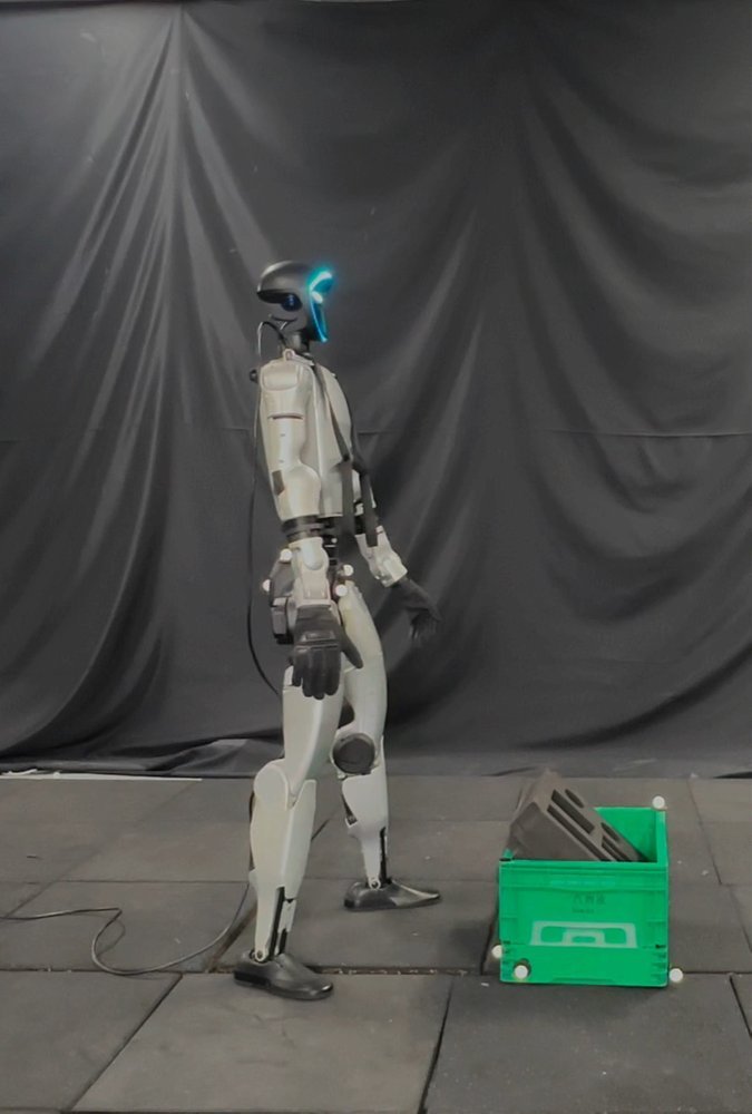 LessMimic: Long-Horizon Humanoid Interaction with Unified Distance Field Representations Figure 1