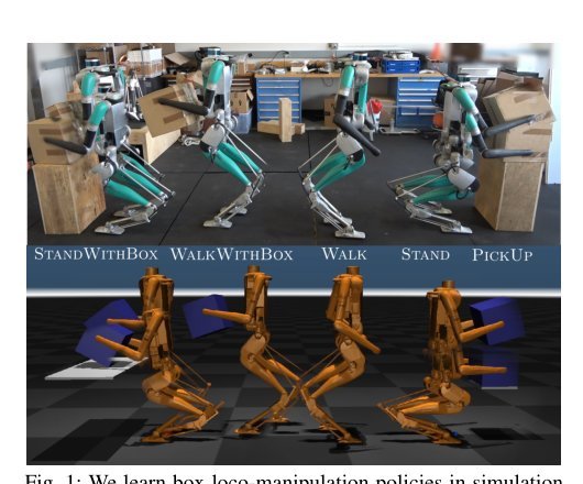 Sim-to-Real Learning for Humanoid Box Loco-Manipulation Figure 1