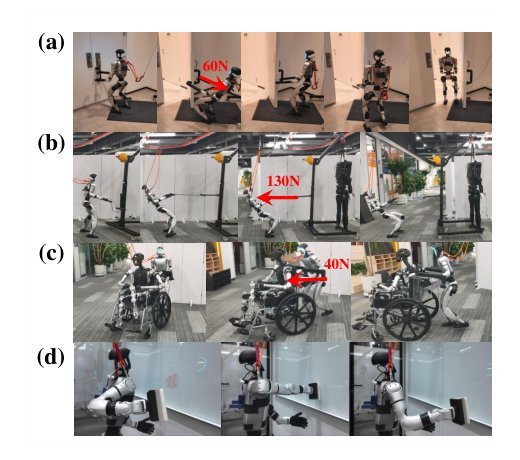 Thor: Towards Human-Level Whole-Body Reactions for Intense Contact-Rich Environments Figure 1