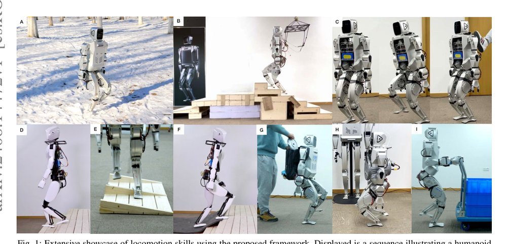 Advancing Humanoid Locomotion: Mastering Challenging Terrains with Denoising World Model Learning Figure 1
