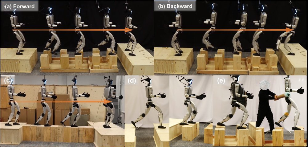 BeamDojo: Learning Agile Humanoid Locomotion on Sparse Footholds Figure 1