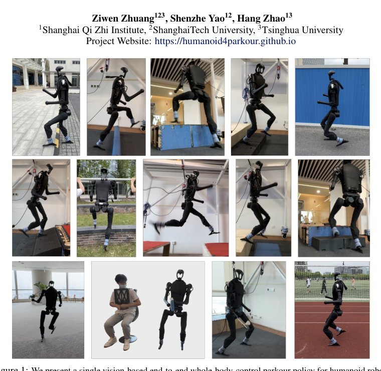 Humanoid Parkour Learning Figure 1