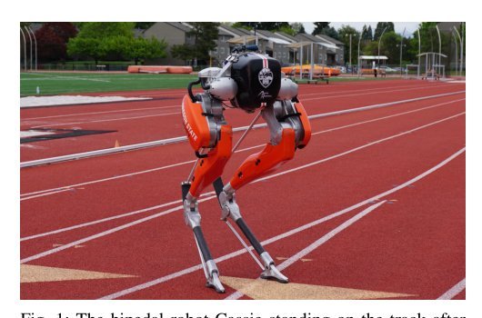 Optimizing Bipedal Locomotion for The 100m Dash With Comparison to Human Running Figure 1