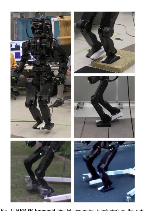 Robust Humanoid Walking on Compliant and Uneven Terrain with Deep RL Figure 1