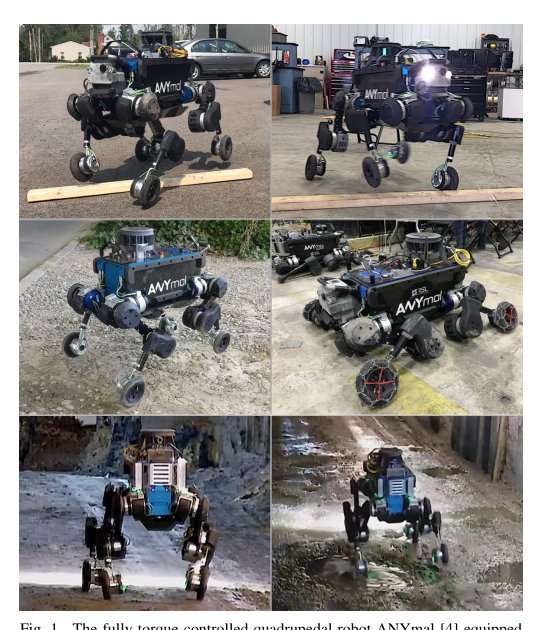 Rolling in the Deep - Hybrid Locomotion for Wheeled-Legged Robots using Online Trajectory Optimization Figure 1
