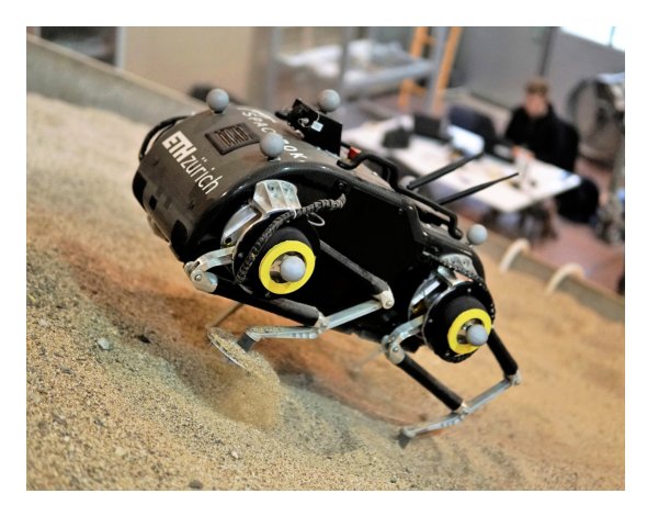 Traversing Steep and Granular Martian Analog Slopes With a Dynamic Quadrupedal Robot Figure 1