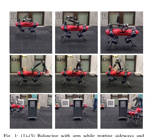 A Collision-Free MPC for Whole-Body Dynamic Locomotion and Manipulation Figure 1