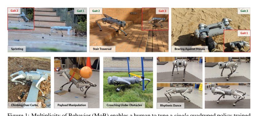 Walk These Ways: Gait-conditioned Policies Yield Diversified Quadrupedal Agility Figure 1