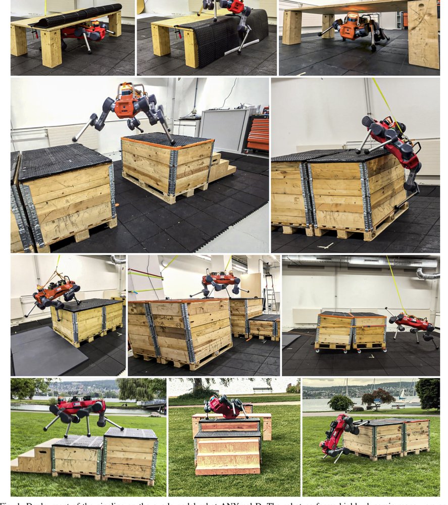 ANYmal Parkour: Learning Agile Navigation for Quadrupedal Robots Figure 1