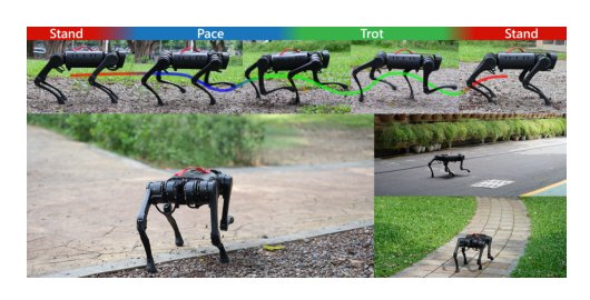 Expanding Versatility of Agile Locomotion through Policy Transitions Using Latent State Representation Figure 1