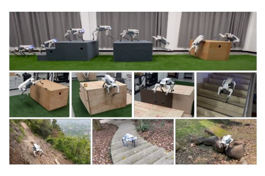 PIE: Parkour With Implicit-Explicit Learning Framework for Legged Robots Figure 1