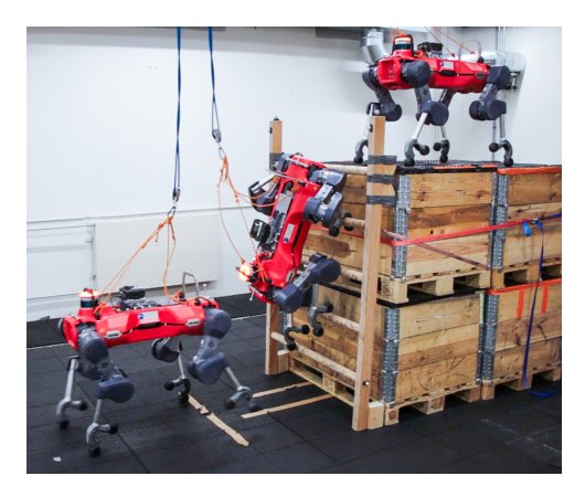 Robust Ladder Climbing with a Quadrupedal Robot Figure 1