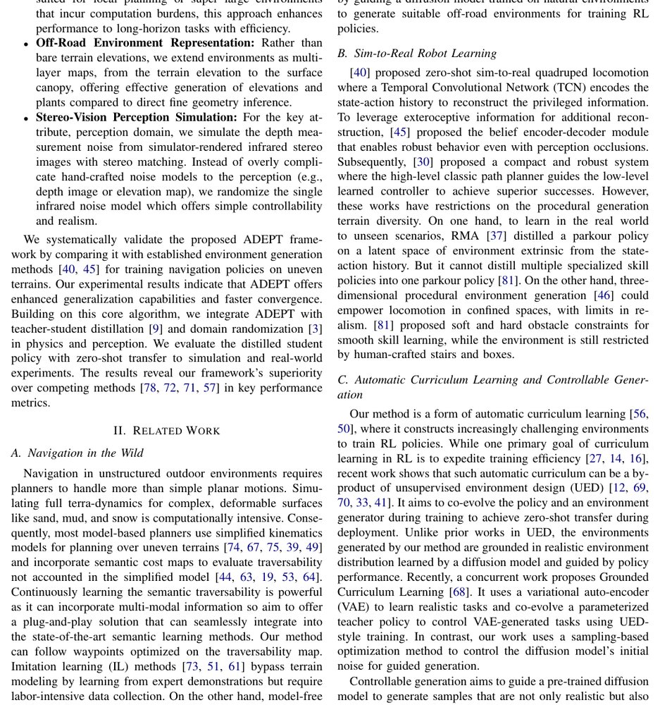 ADEPT: Adaptive Diffusion Environment for Policy Transfer Sim-to-Real Figure 1