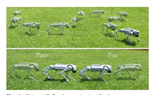 Learning Steerable Imitation Controllers from Unstructured Animal Motions Figure 1