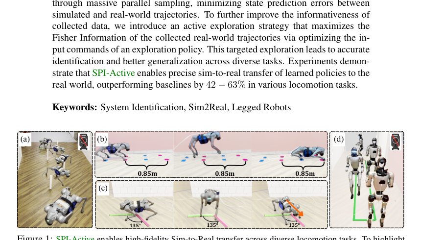 Sampling-Based System Identification with Active Exploration for Legged Robot Sim2Real Learning Figure 1