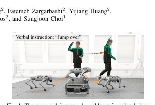 Teaching Robots Like Dogs: Learning Agile Navigation from Luring, Gesture, and Speech Figure 1