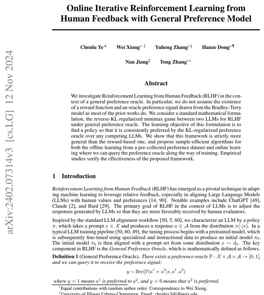 A Theoretical Analysis of Nash Learning from Human Feedback under General KL-Regularized Preference Figure 1