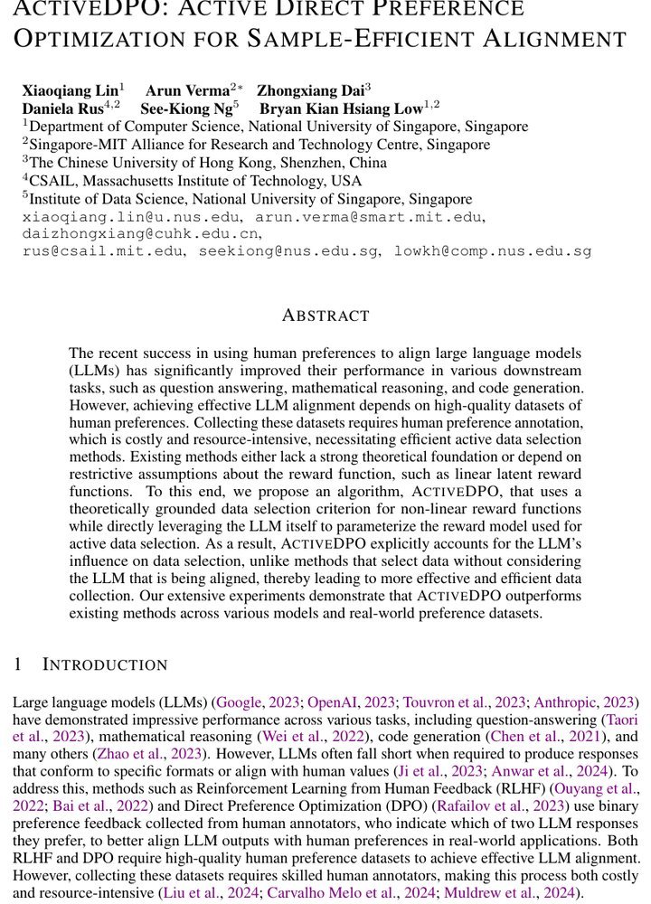 ActiveDPO: Active Direct Preference Optimization for Sample-Efficient Alignment Figure 1