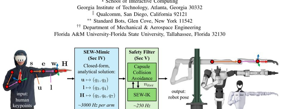 A Closed-Form Geometric Retargeting Solver for Upper Body Humanoid Robot Teleoperation figure