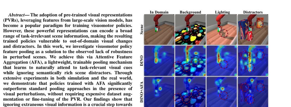 Attentive Feature Aggregation or: How Policies Learn to Stop Worrying about Robustness and Attend to Task-Relevant Visual Cues figure