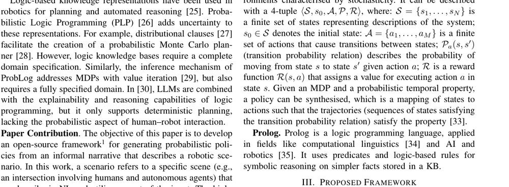 Automated Generation of MDPs Using Logic Programming and LLMs for Robotic Applications figure