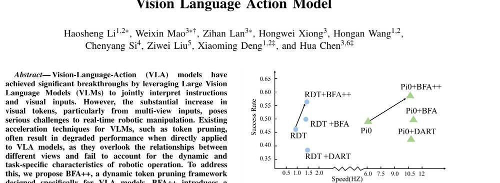 BFA++: Hierarchical Best-Feature-Aware Token Prune for Multi-View Vision Language Action Model figure