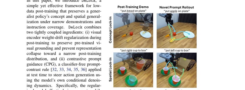 Breaking Lock-In: Preserving Steerability under Low-Data VLA Post-Training figure