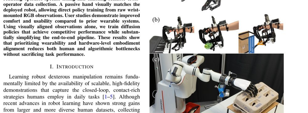 DexEXO: A Wearability-First Dexterous Exoskeleton for Operator-Agnostic Demonstration and Learning figure