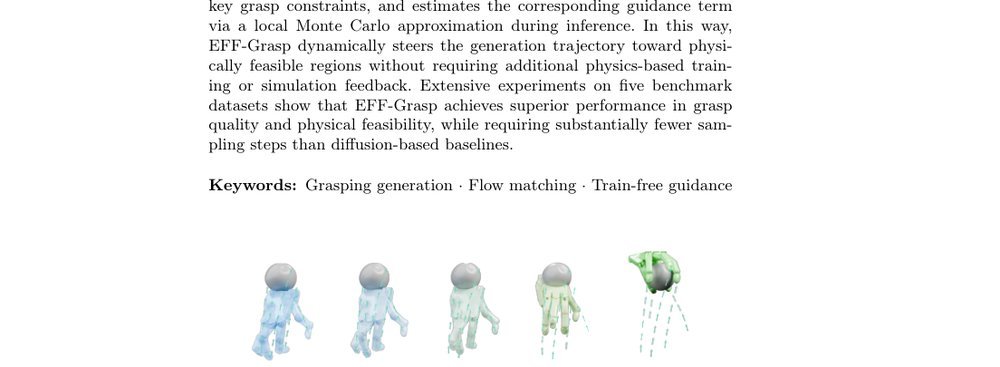 EFF-Grasp: Energy-Field Flow Matching for Physics-Aware Dexterous Grasp Generation figure